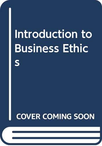 Book Introduction To Business Ethics free