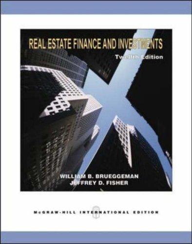 Book Real Estate Finance and Investments free