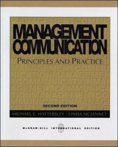 Book Management Communication: Principles and Practice free