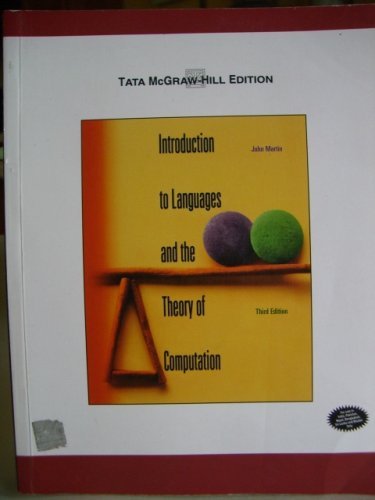 Book Introduction To Language And The Theory Of Computation. free