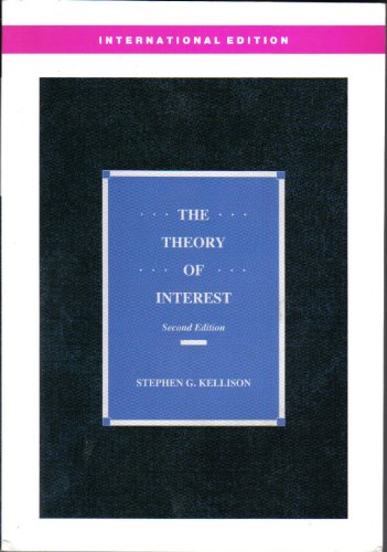 Book The Theory of Interest, International Edition free