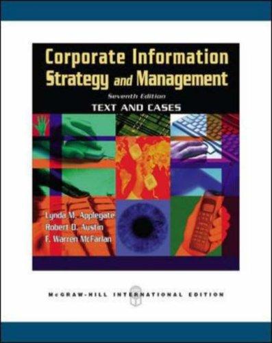 Book Corporate Information Strategy and Management: Text and Cases (Paperback) free