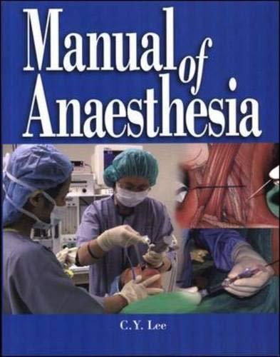 Book Manual of Anaesthesia free