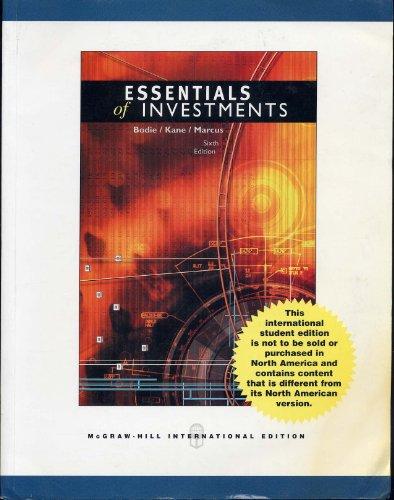 Book Essentials of Investments International Student Edition free