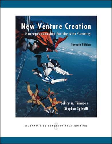 Book New Venture Creation: Entrepreneurship for the 21st Century free