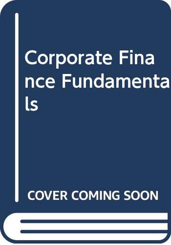 Book Corporate Finance Fundamentals free