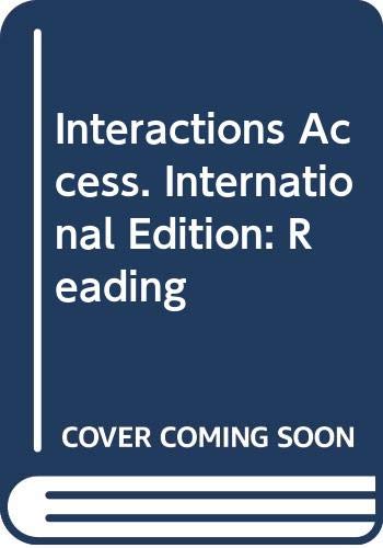 Book Interactions Access. International Edition: Reading free