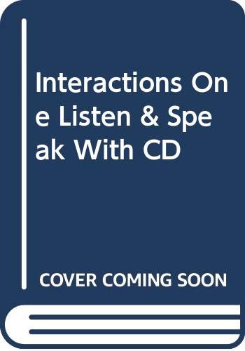 Book Interactions One Listen & Speak With CD free