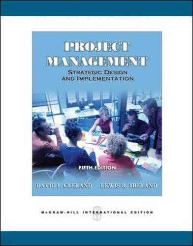Book Project Management: Strategic Design And Implementation free
