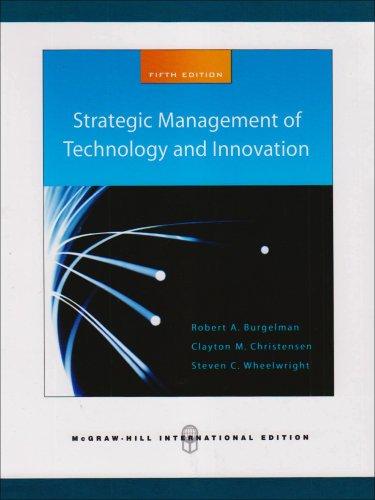 Book Strategic Management of Technology and Innovation free