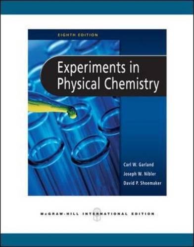 Book Experiments in Physical Chemistry free