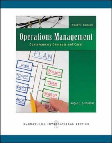 Book Operations Management: Contemporary Concepts and Cases free