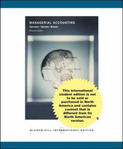 Book Managerial Accounting: With Topic Tackler Plus free