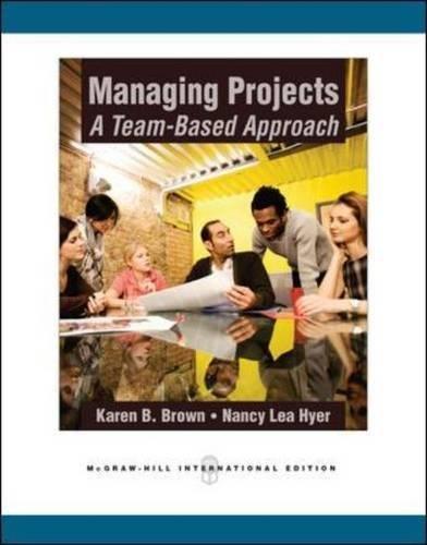 Book Managing Projects: A Team-Based Approach A Team-Based Approach free