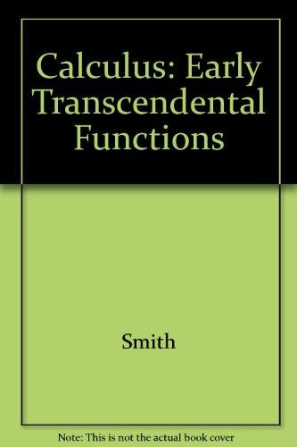 Book Calculus: Early Transcendental Functions free
