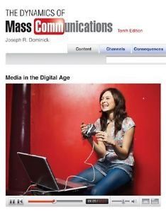 Book The Dynamics of Mass Communication : Media in the Digital Age 10th Edition By Joseph R. Dominick (2008, Paperback) free