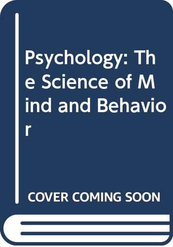 Book Psychology The Science Of Mind And Behavior 4ed (ie) (pb 2009) free