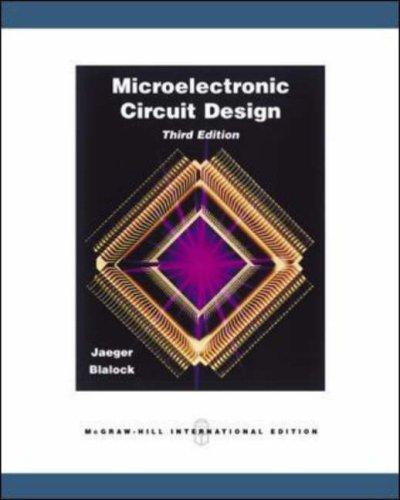 Book Microelectronic Circuit Design free
