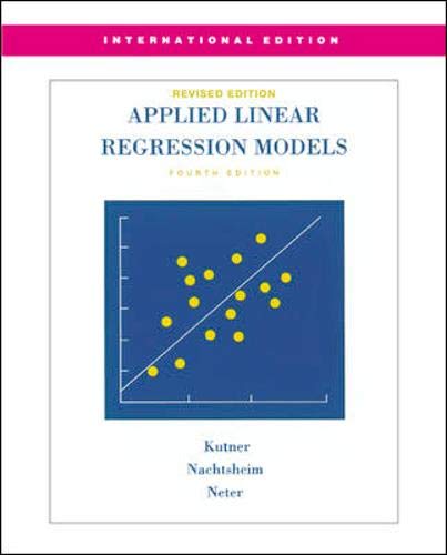 Book MP Applied Linear Regression Models-Revised Edition with Student CD (Int'l Ed) free