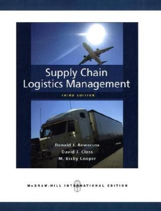 Book Supply Chain Logistics Management. Donald J. Bowersox, David J. Closs, M. Bixby Cooper free