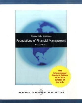 Book Foundations of Financial Management free