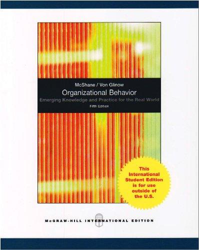 Book Organizational Behavior: Emerging Knowledge and Practice for the Real World, 5th Edition free