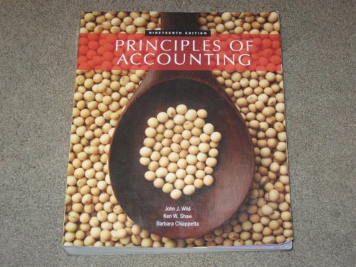Book Principles of Accounting 19th Edition 19e free