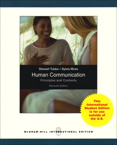 Book Human Communication: Principles and Contexts free