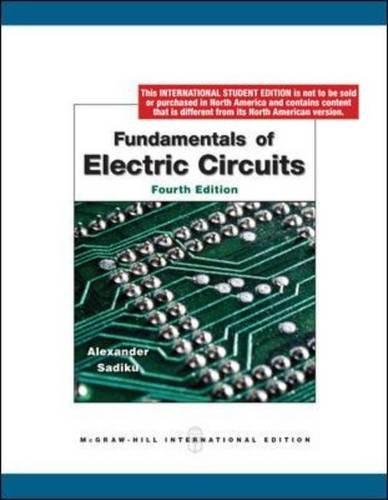 Book Fundamentals of Electric Circuits free