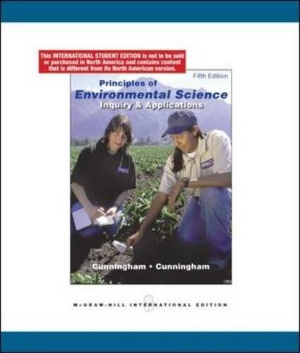 Book Principles of Environmental Science: Inquiry & Applications free