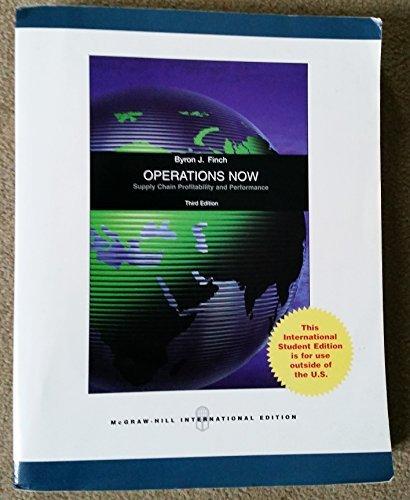 Book Operations Now: Supply Chain Profitability And Performance free