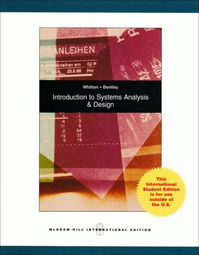 Book Introduction To Systems Analysis And Design free