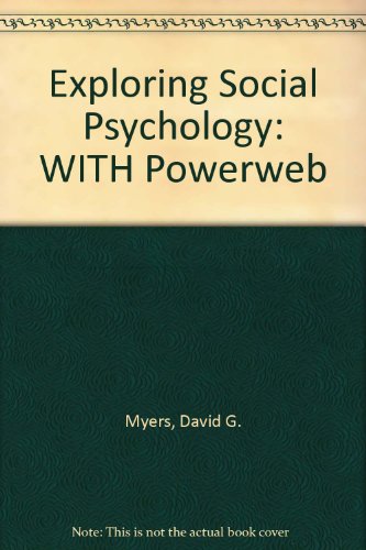 Book Exploring Social Psychology free