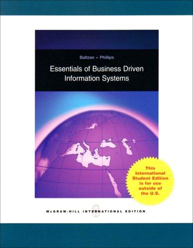 Book Essentials Of Business Driven Information Systems free