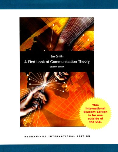 Book A First Look at Communication Theory. Em Griffin free