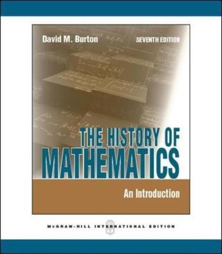 Book History of Mathematics: An Introduction free