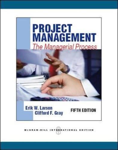 Book Project Management The Managerial Process free