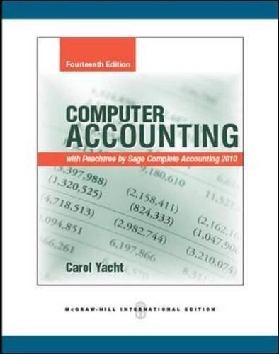 Book Computer Accounting with Peachtree by Sage Complete Accounting 2010 free