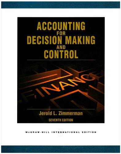 Book Accounting for Decision Making and Control free
