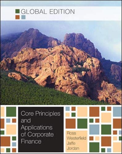 Book Corporate Finance: Core Principles and Applications free