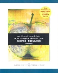 Book How to Design and Evaluate Research in Education free