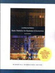 Book Basic Statistics For Business And Economics 7Ed (Ie) (Pb 2011) free