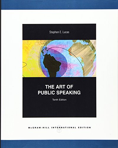 Book The Art Of Public Speaking 10Ed (Ie) (Pb 2009) free