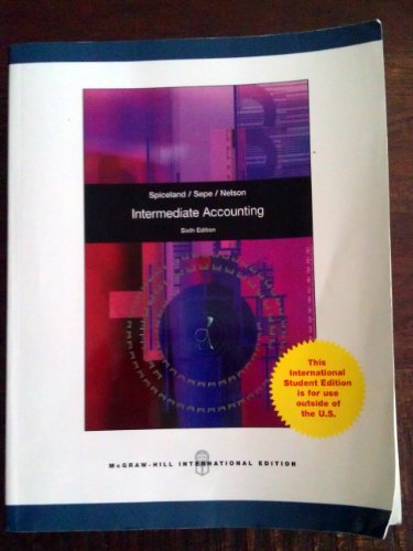 Book Intermediate Accounting: Sixth Edition: International Edition (Intermediate Accounting) free