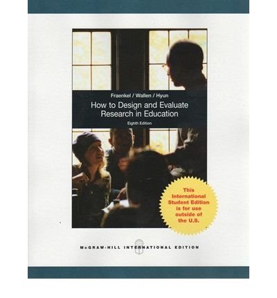 Book How to Design and Evaluate Research in Education free