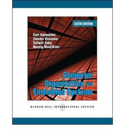 Book Computer Organization and Embedded Systems free