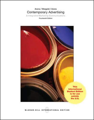 Book CONTEMPORARY ADVERTISING AND INTEGRATED MARKETING COMMUNICATIONS free