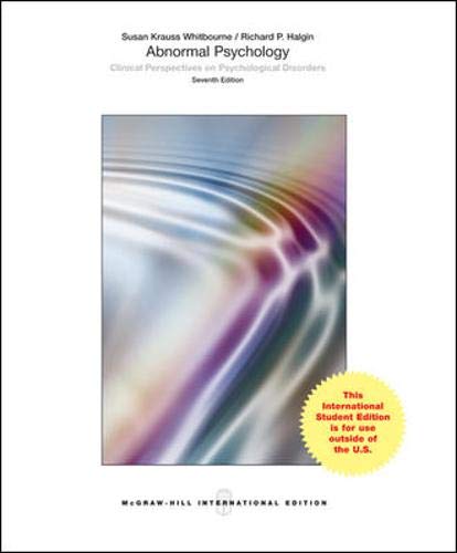 Book Abnormal Psychology:Clinical Perspective 7/e free