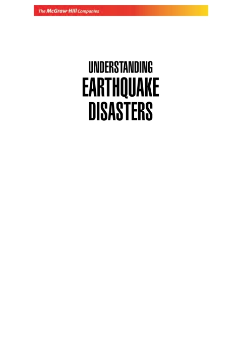 Book Understanding Earthquake Disasters free
