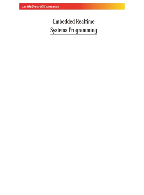Book Embedded Realtime Systems Programming: free